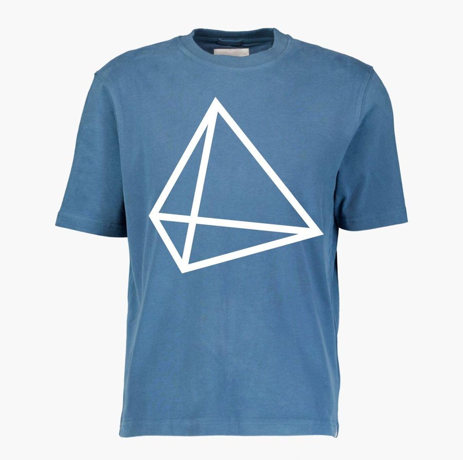 Three Sides of a Secret T-shirt with the triangle logo (design preview)